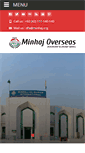 Mobile Screenshot of minhajoverseas.com